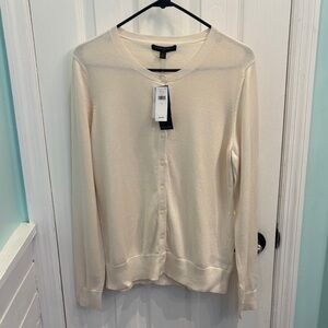NWT Banana Republic Cream Knit Cardigan